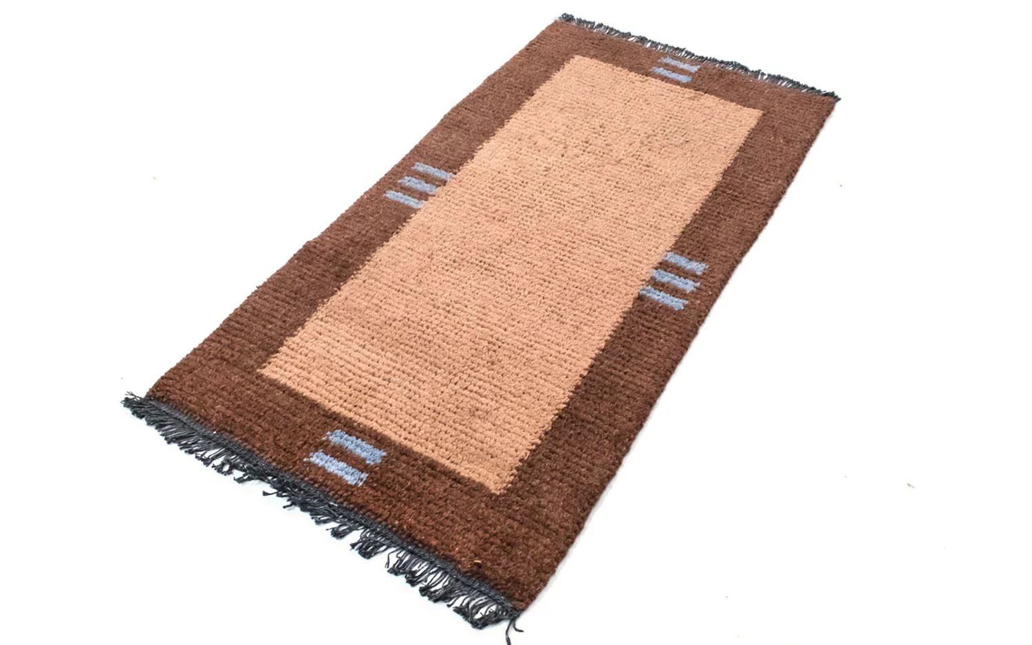 Nepal Teppich 140 x 70 cm - braun - Image 4