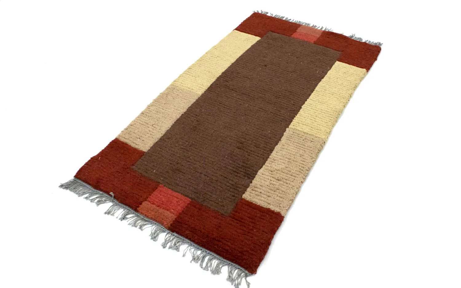 Nepal Teppich 140 x 70 cm - braun - Image 4