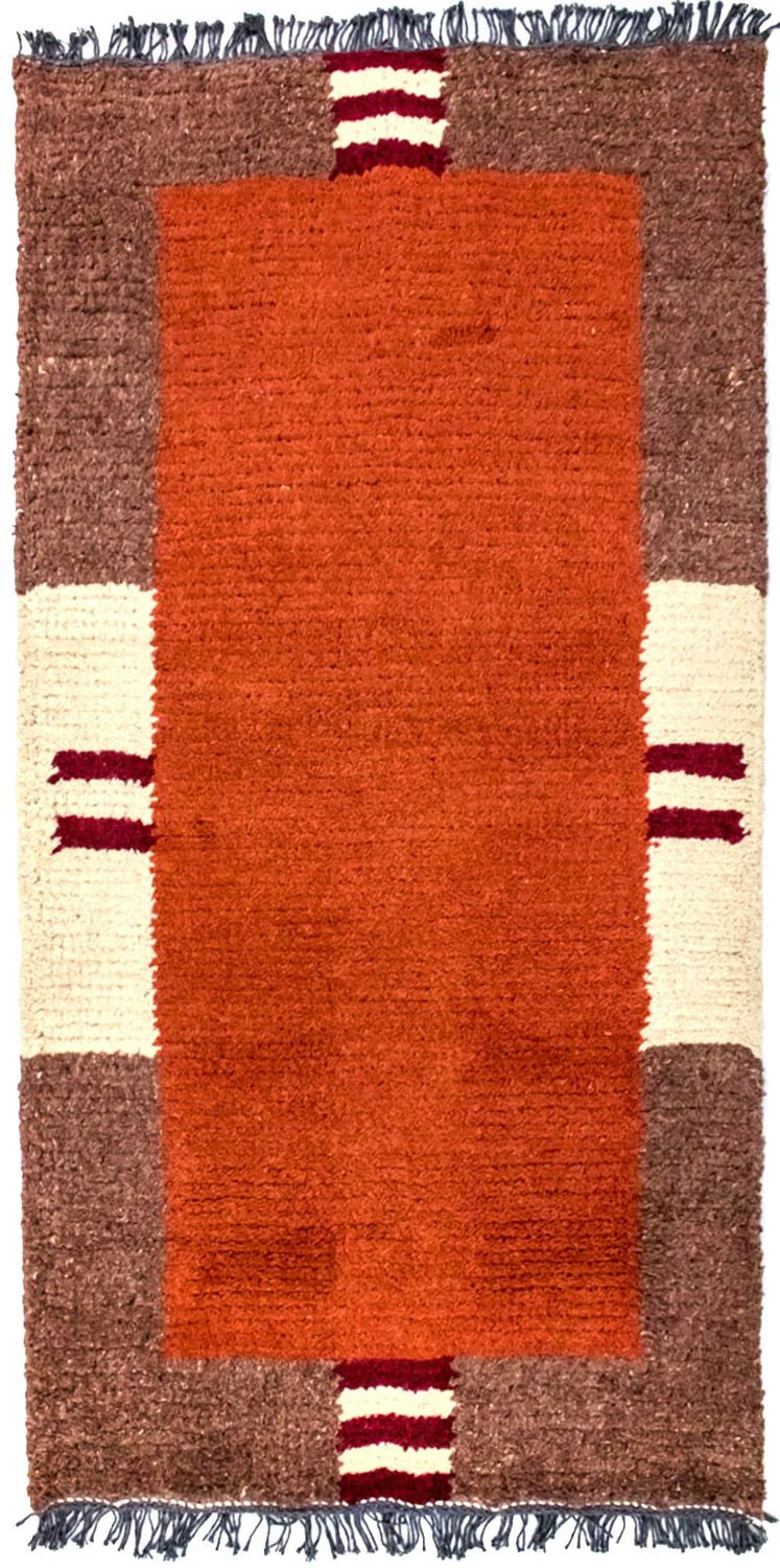 Nepal Teppich 140 x 70 cm - mehrfarbig