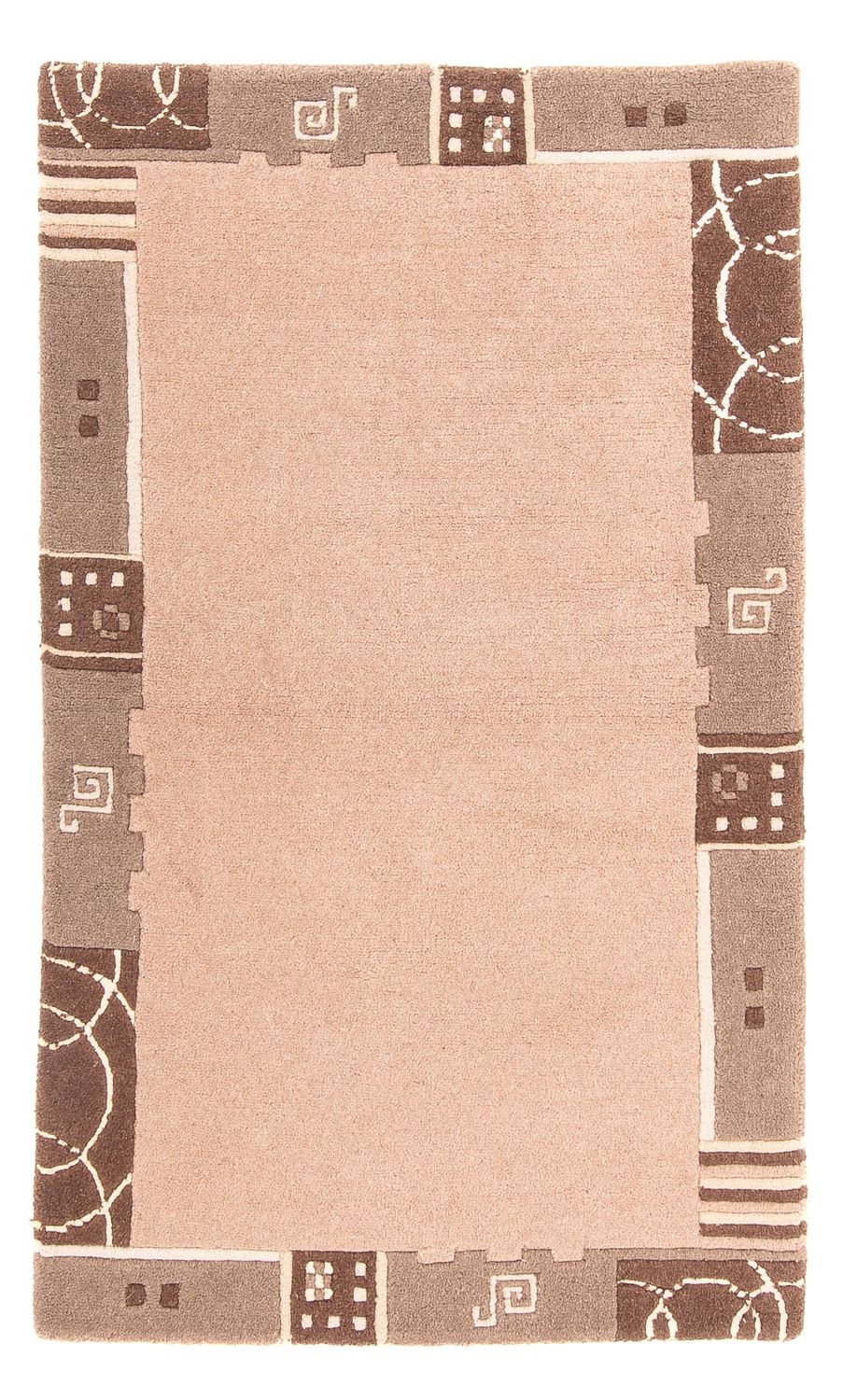 Nepal Teppich - 148 x 83 cm - hellbraun