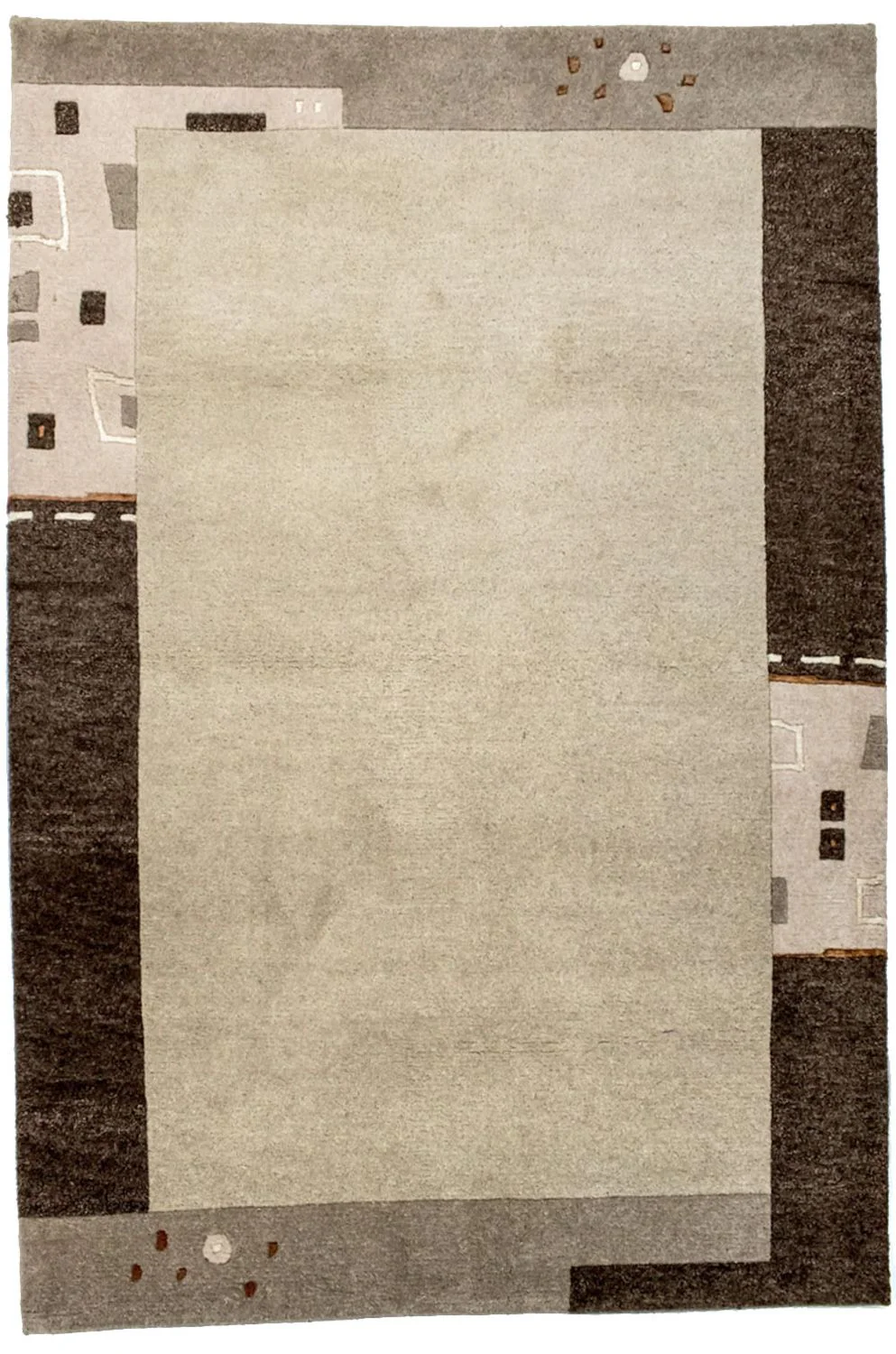 Nepal Teppich 180x125cm - Wollteppich