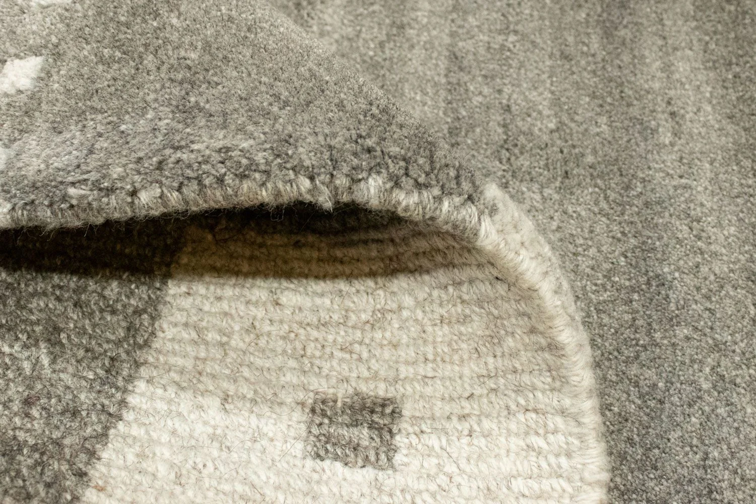 Nepal Teppich 200 x 140 cm - grau - Image 4