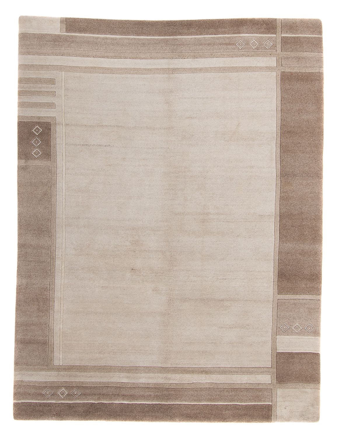 Nepal Teppich - 233 x 171 cm - natur