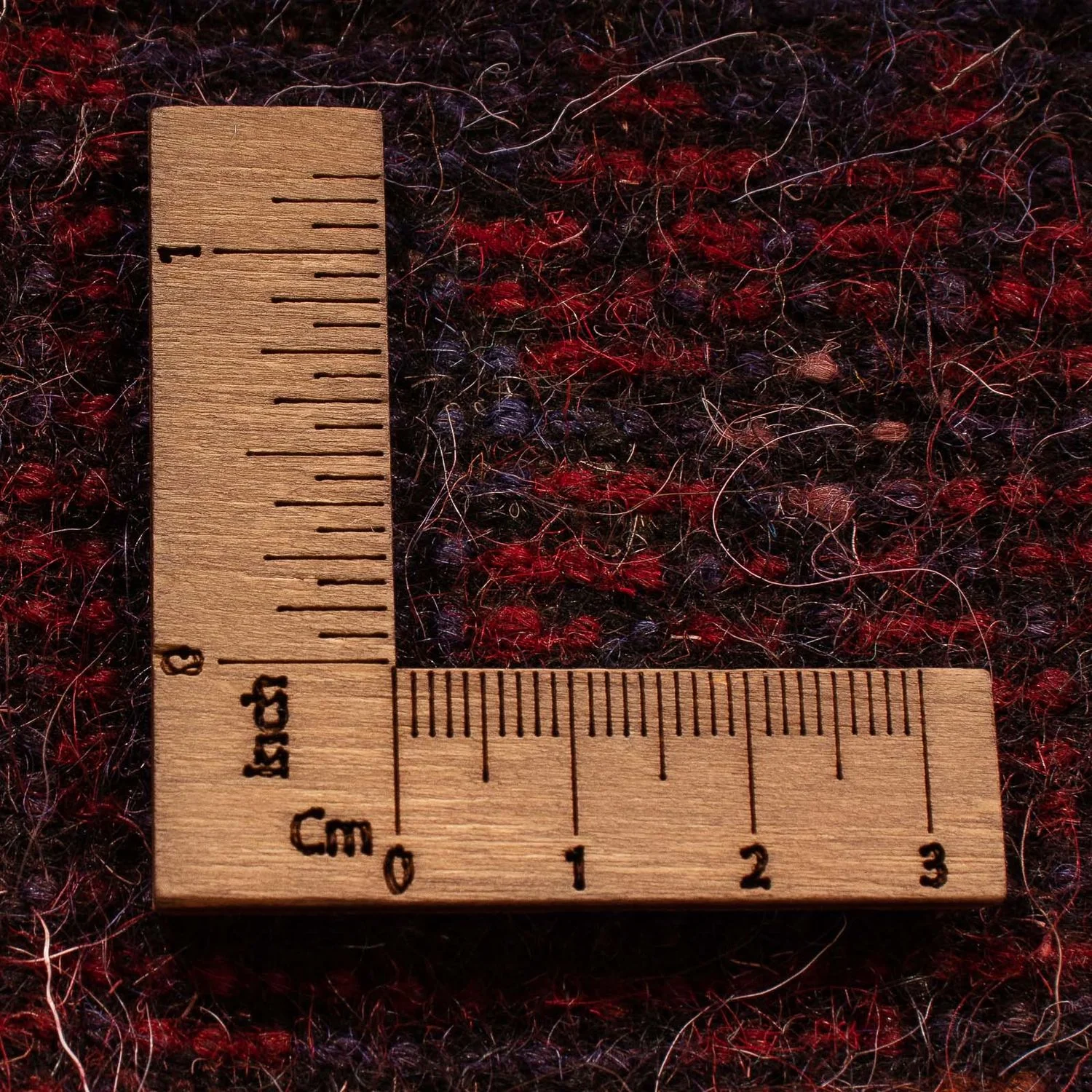 Orientteppich 125 x 87 cm - dunkelrot - Image 6