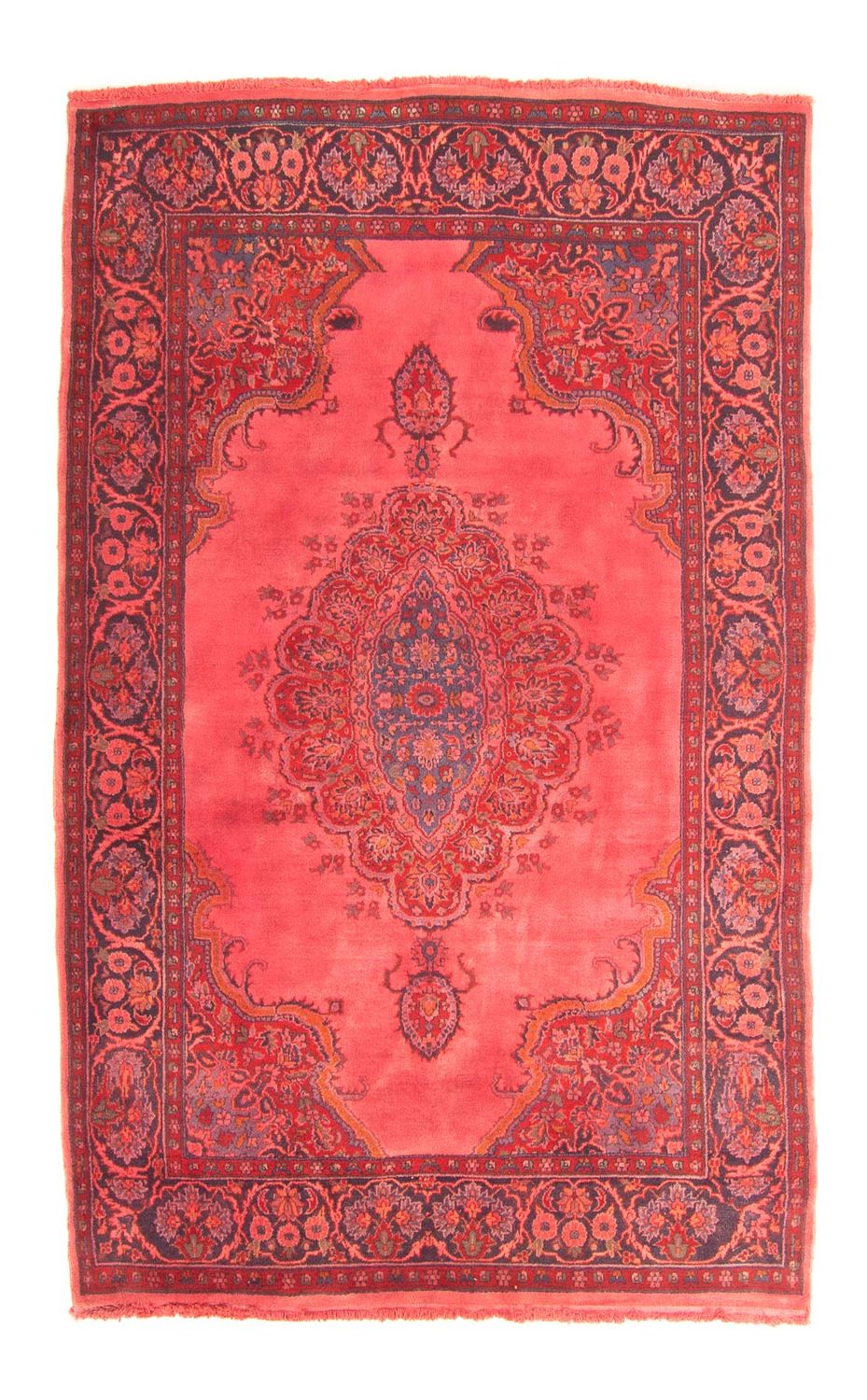 Orientteppich 197 x 126 cm - hellrot