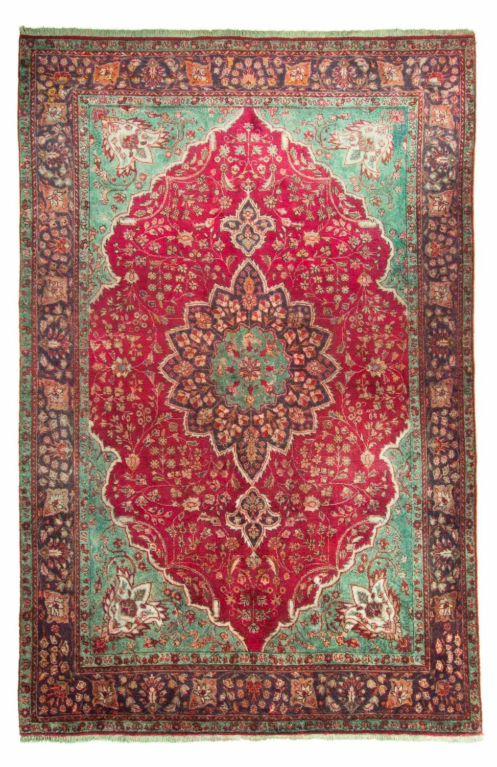 Orientteppich 308 x 226 cm - dunkelrot