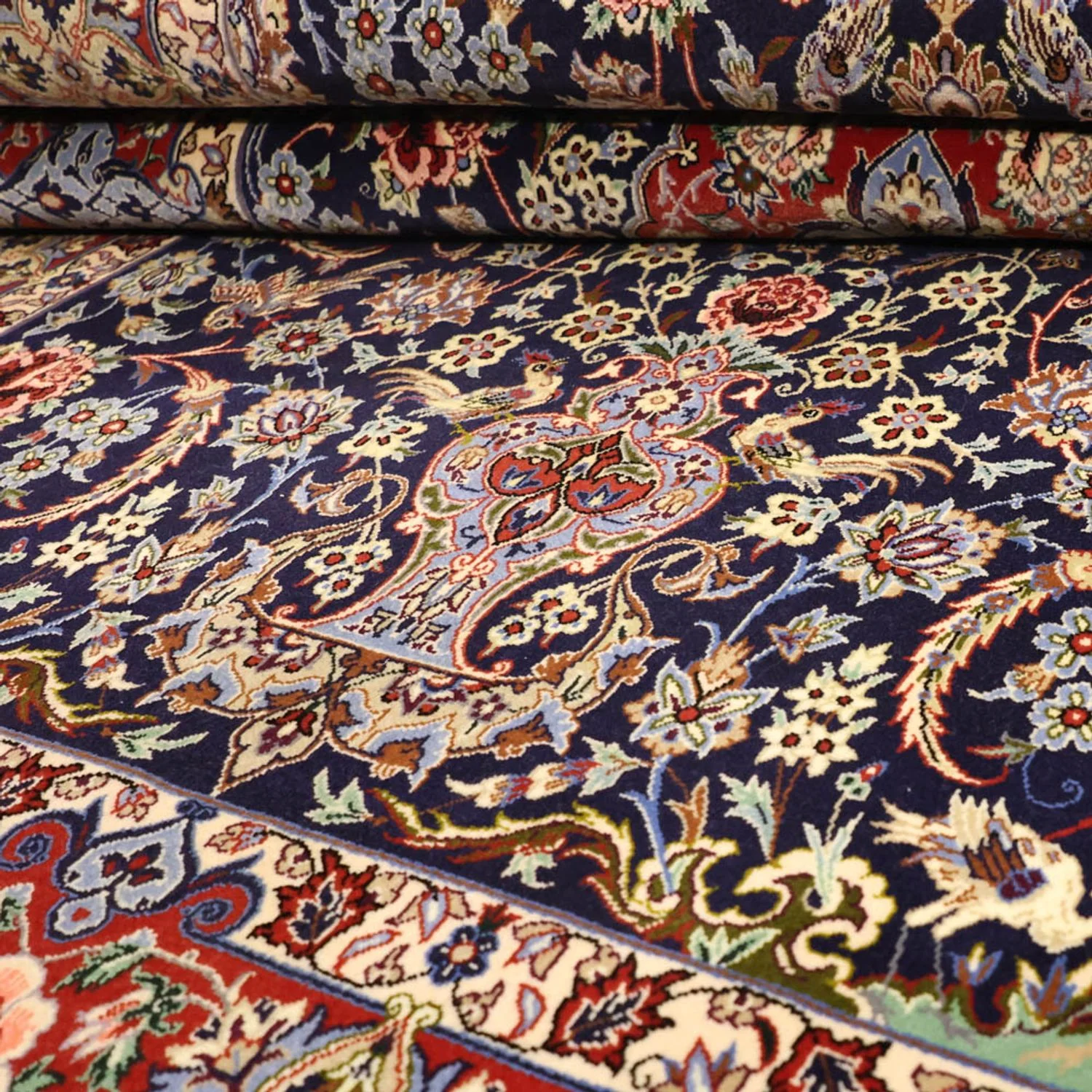 Indo Isfahan Teppich 166x114cm - Orientteppich - Image 5