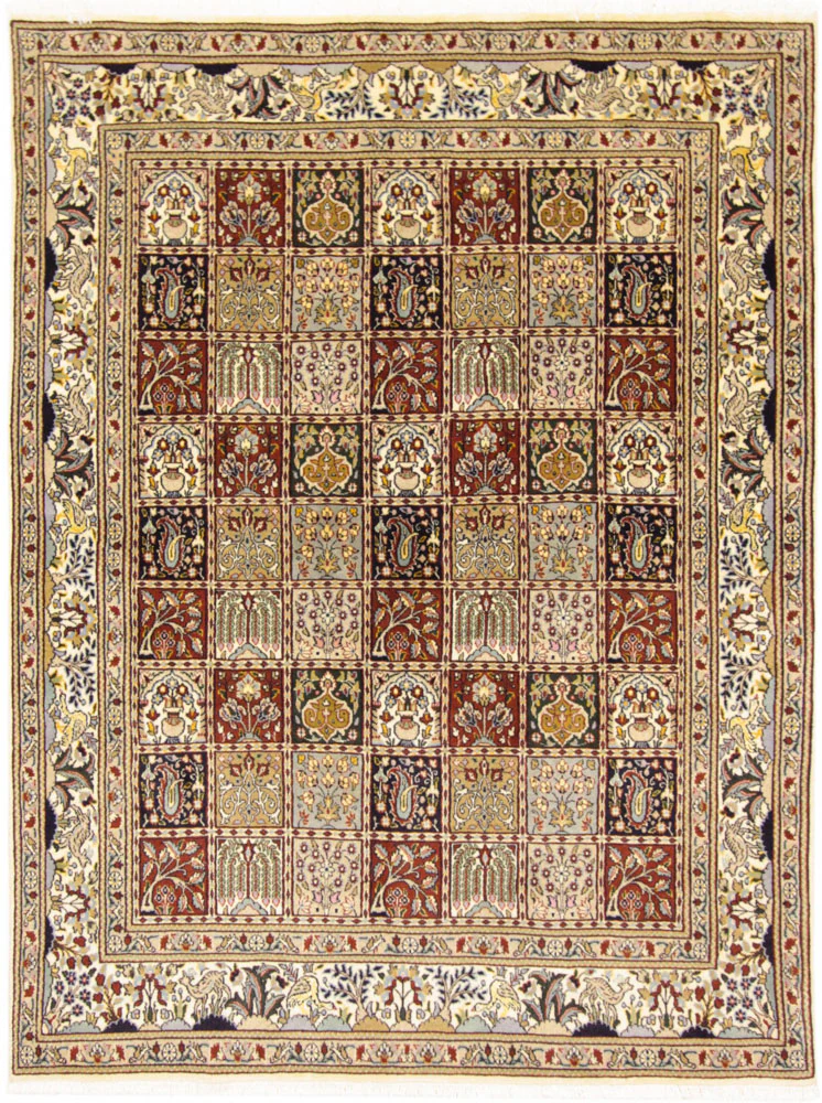 Perserteppich - Classic - 195 x 148 cm - dunkelbeige