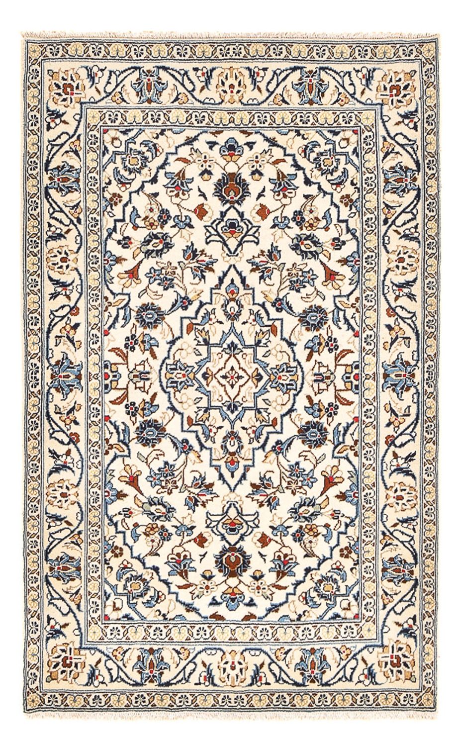 Perserteppich - Keshan - 155 x 99 cm - sand