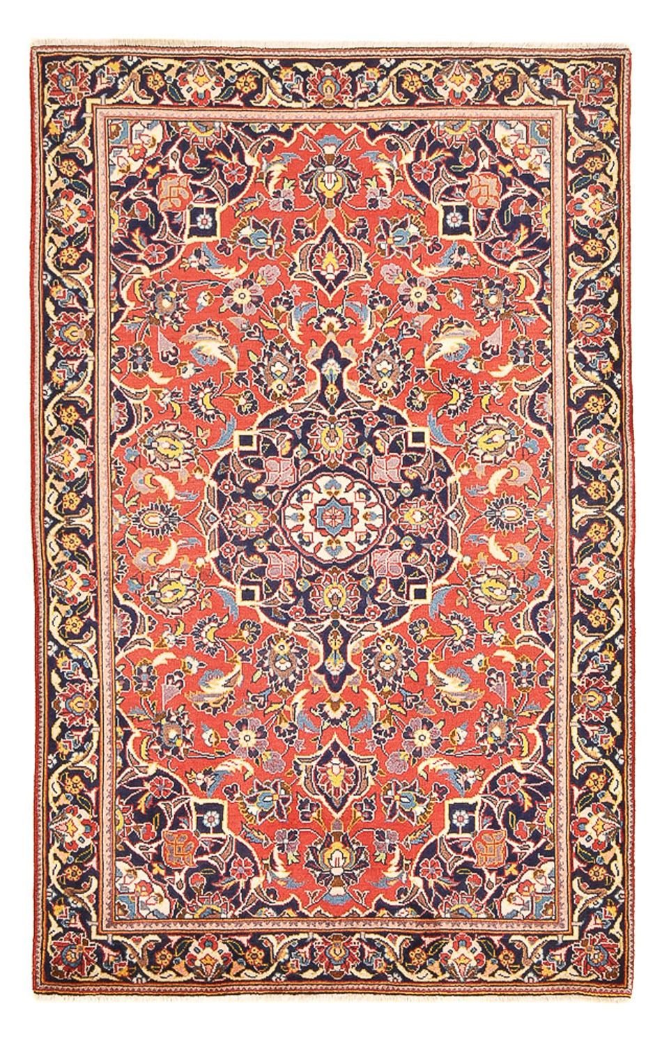 Perserteppich - Keshan - 163 x 101 cm - hellrot