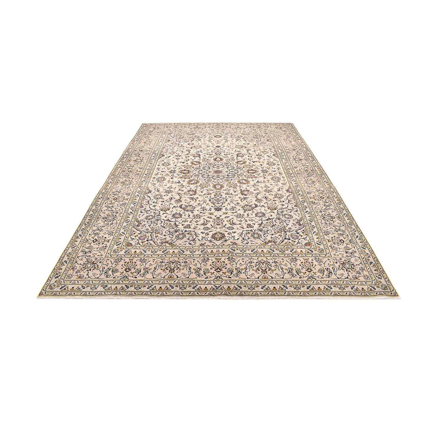 Perserteppich - Keshan - 342 x 245 cm - hellbeige - Image 5
