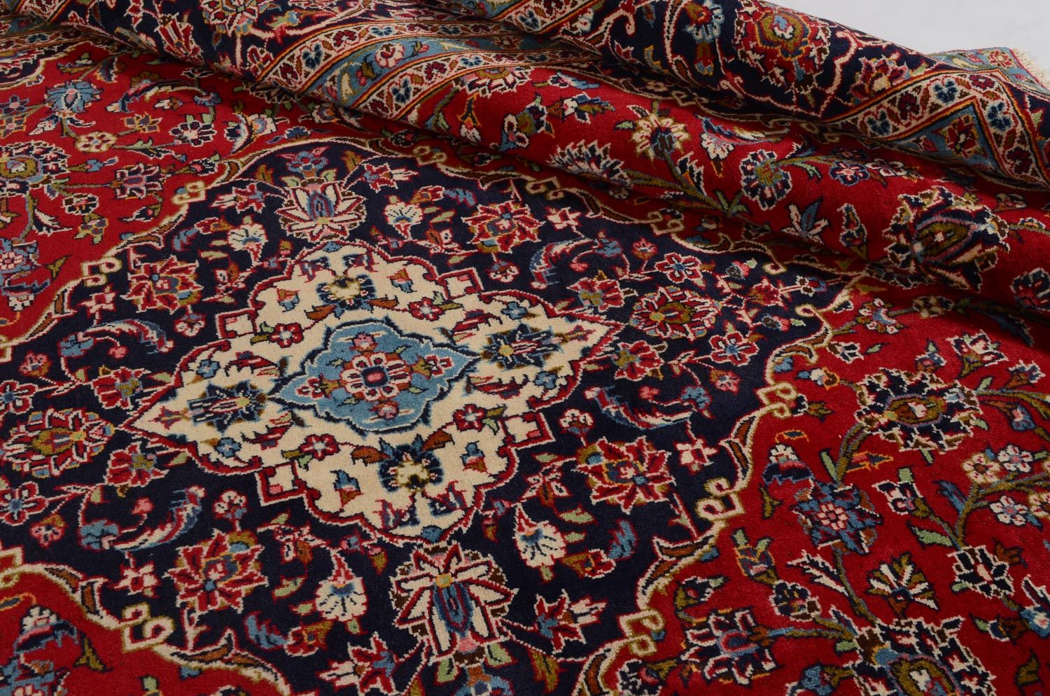 Perserteppich - Keshan 345 x 237 cm - rot - Image 4