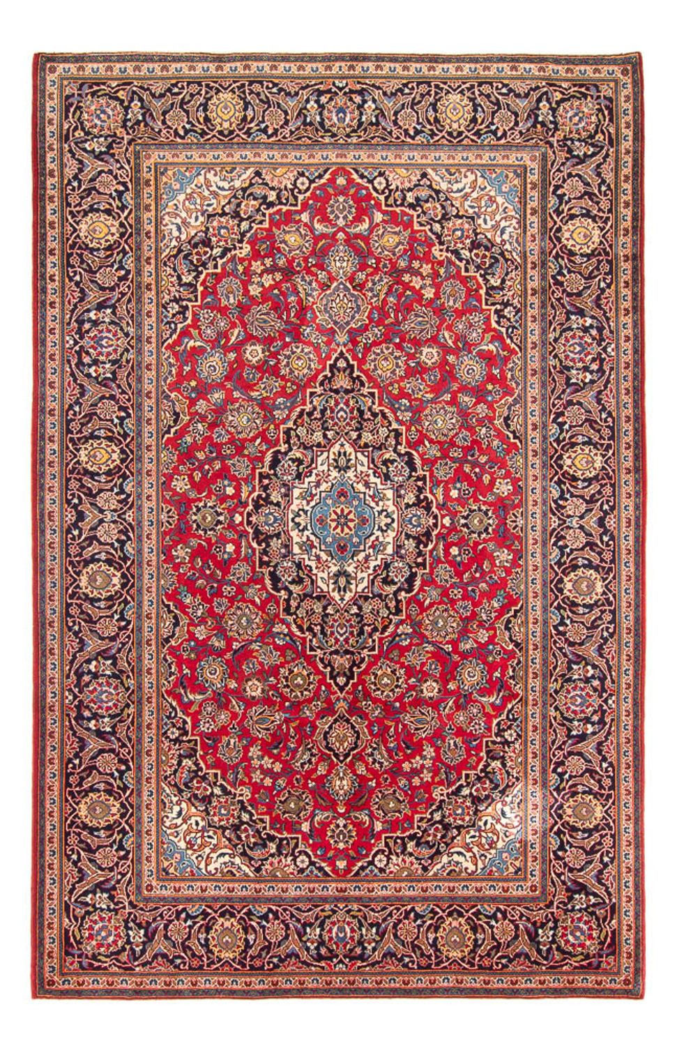 Perserteppich - Keshan - 346 x 250 cm - rot