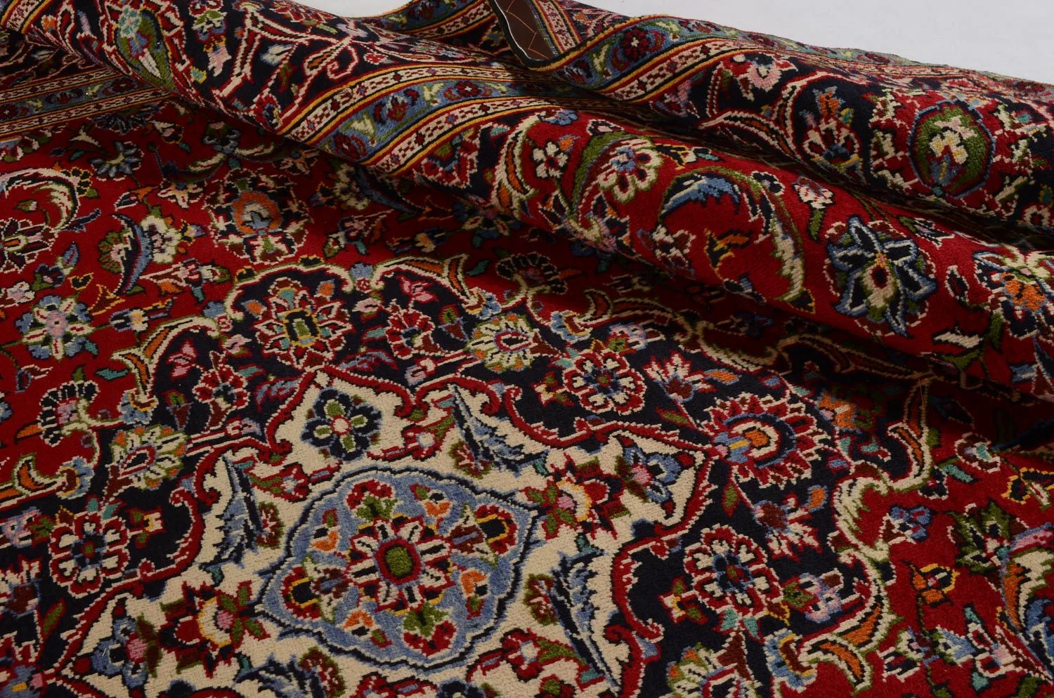 Perserteppich - Keshan 352 x 248 cm - rot - Image 4