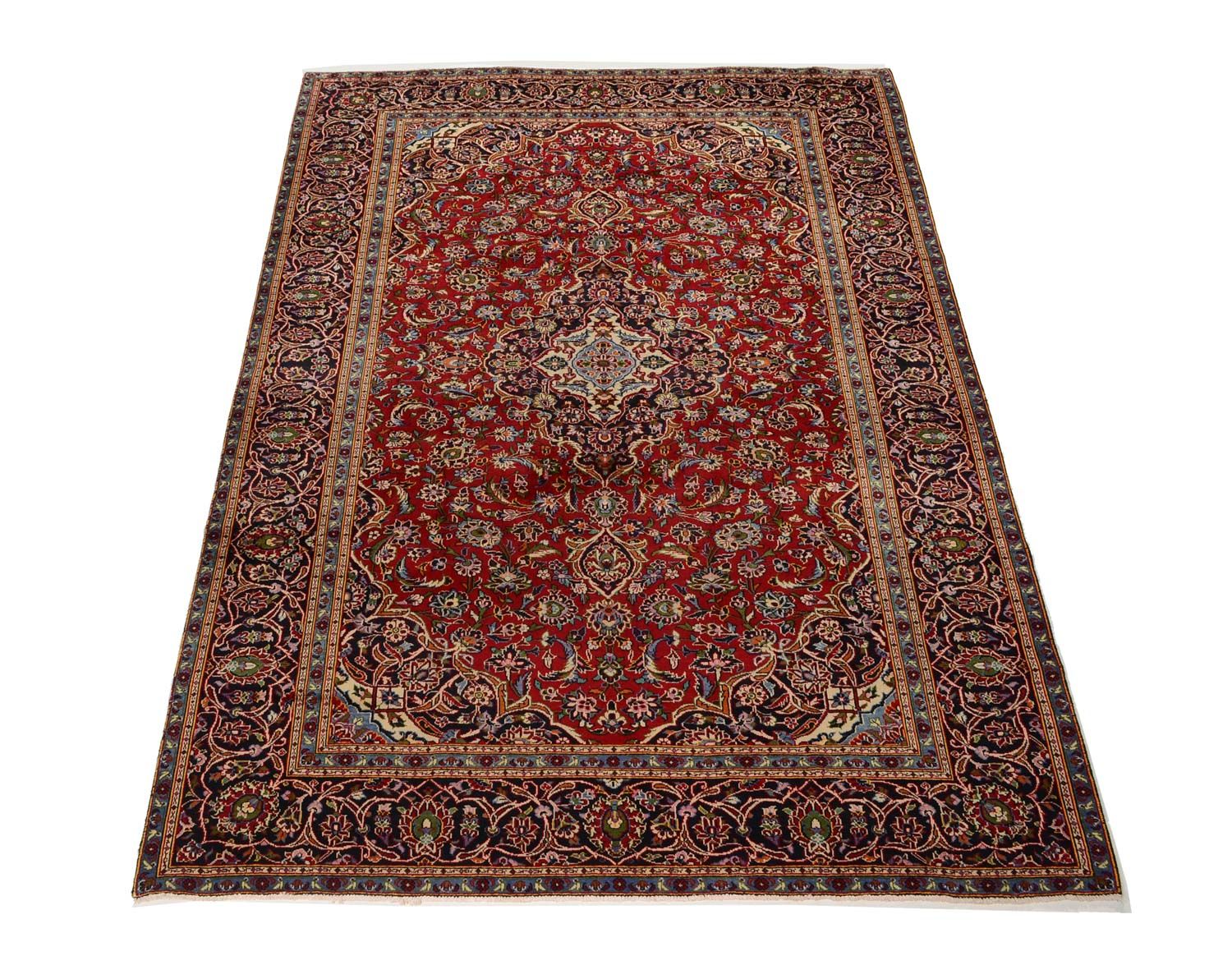 Perserteppich - Keshan 352 x 248 cm - rot - Image 5