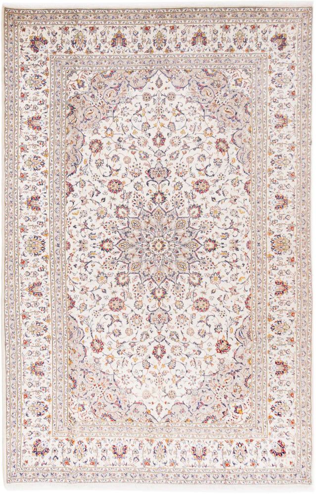 Perserteppich - Keshan - 353 x 240 cm - weiß
