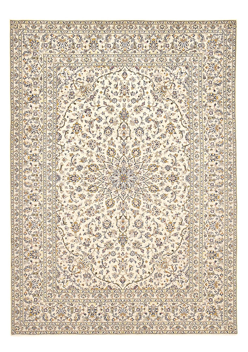 Perserteppich - Keshan - 355 x 245 cm - hellbeige