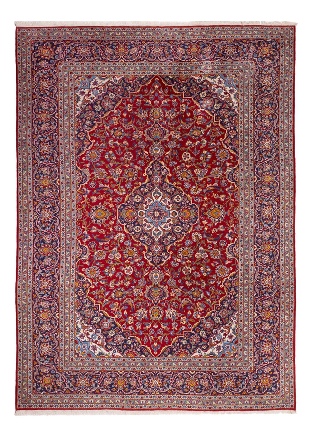 Keshan Teppich 370x261cm - Perserteppich