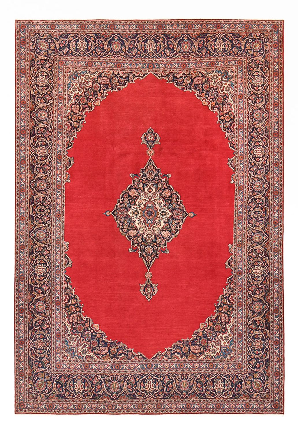 Keshan Teppich 377x252cm - Perserteppich