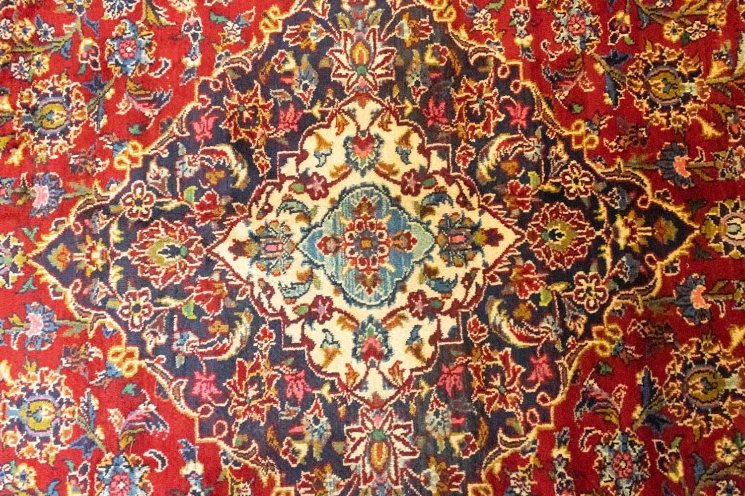Perserteppich - Keshan 401 x 294 cm - rot - Image 2
