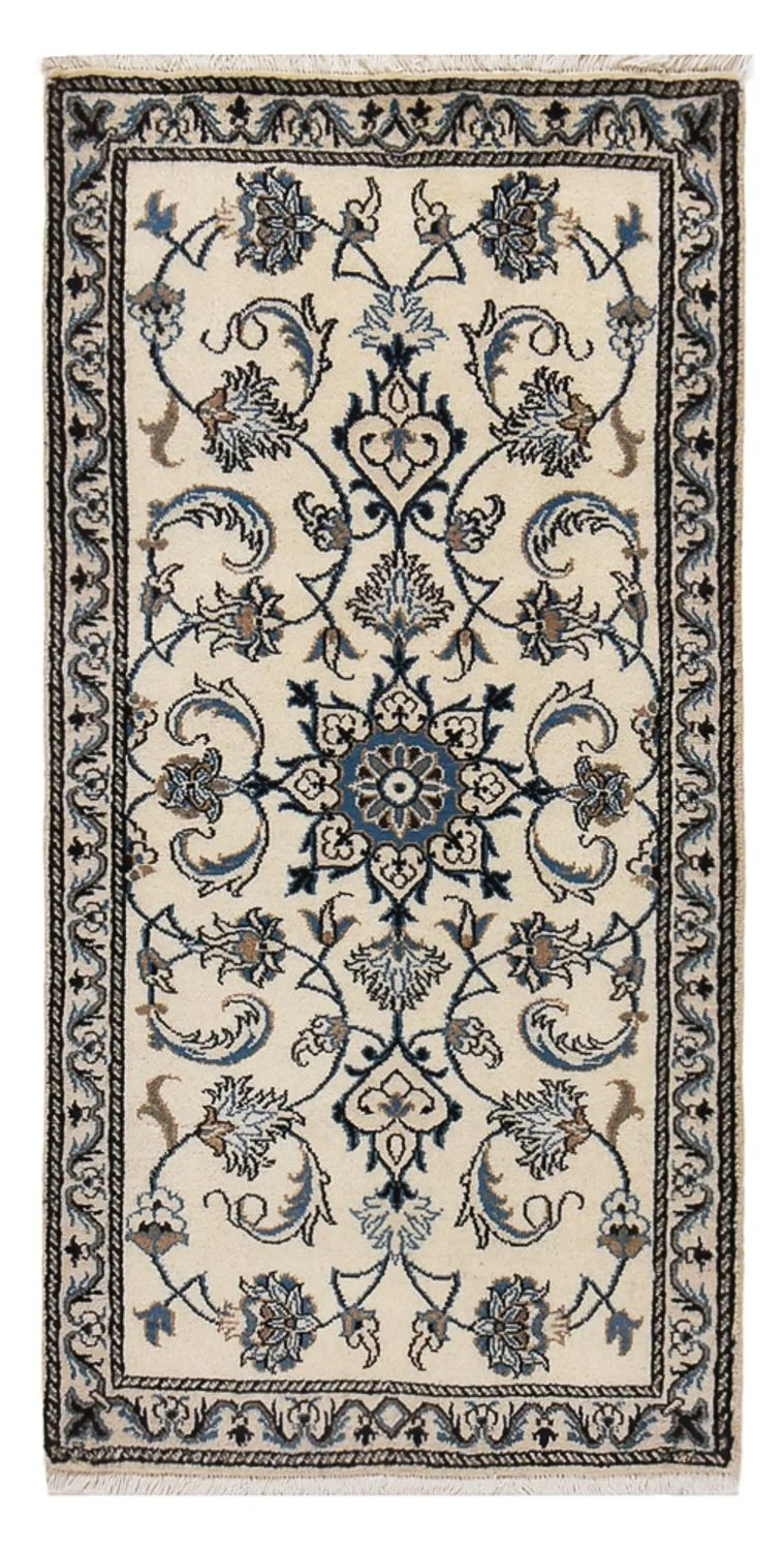 Perserteppich - Nain - 136 x 68 cm - creme