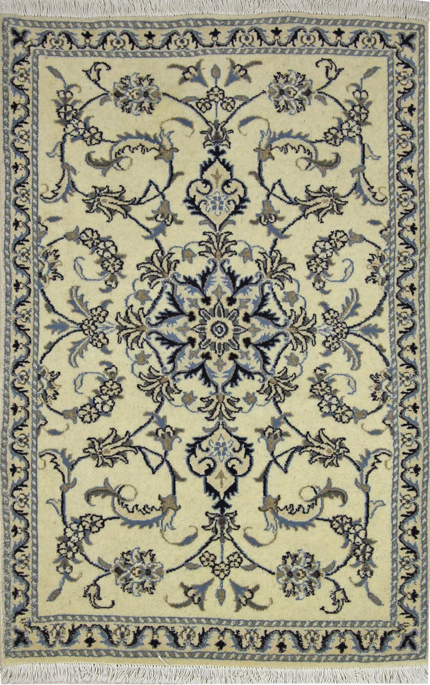 Perserteppich - Nain - 136 x 87 cm - sand