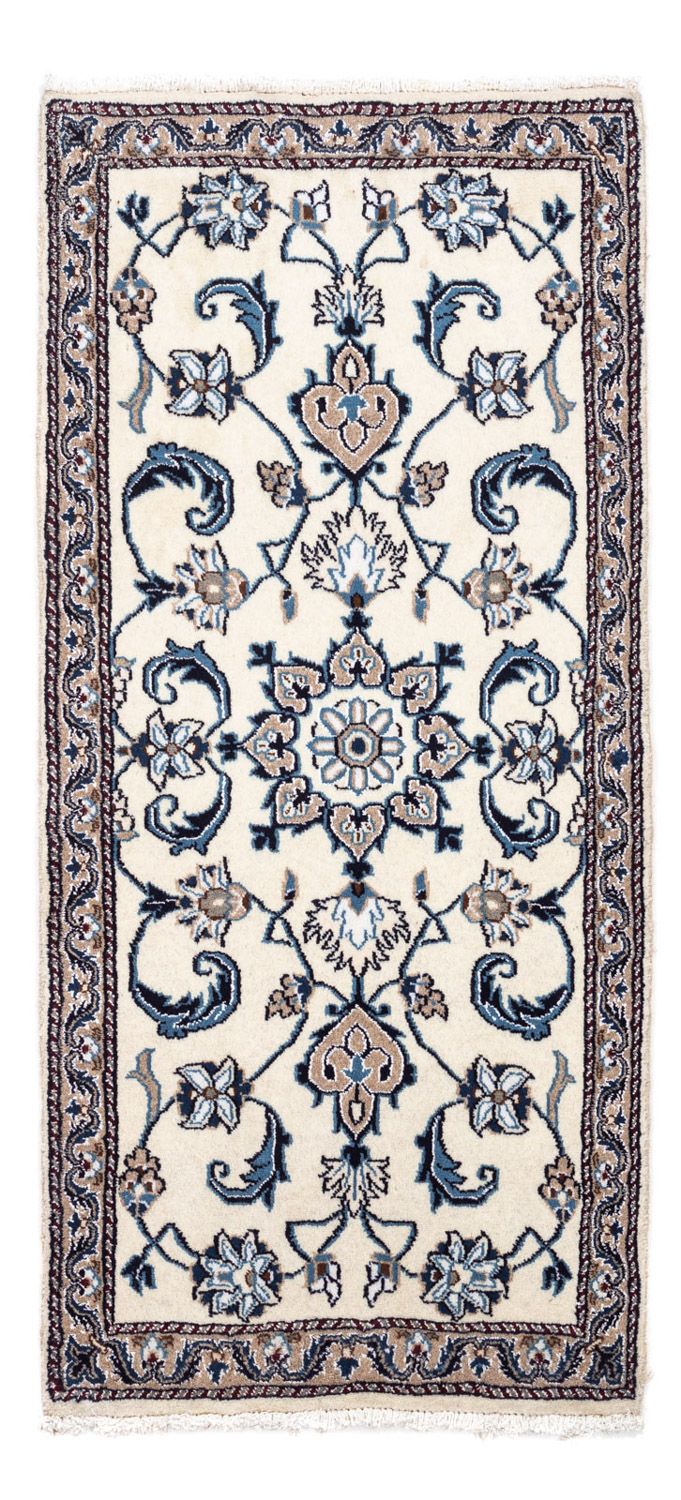 Perserteppich - Nain 138 x 67 cm - beige