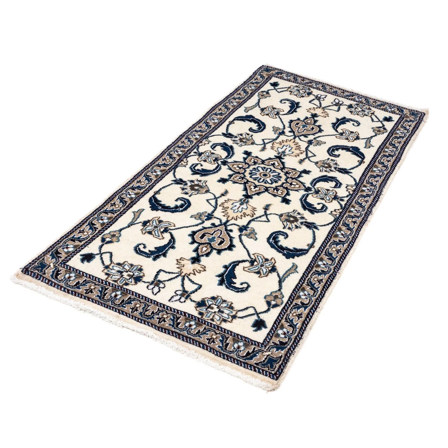 Perserteppich - Nain 142 x 68 cm - beige - Image 5