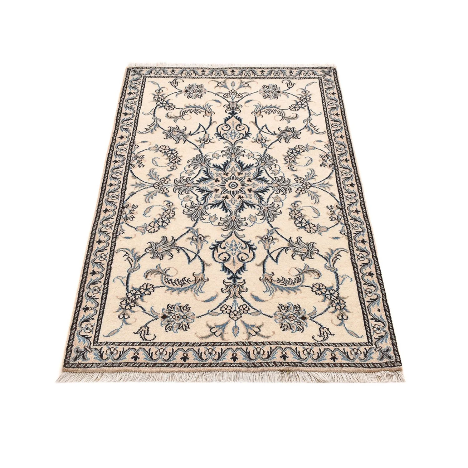 Perserteppich - Nain - 146 x 88 cm - hellbeige - Image 4