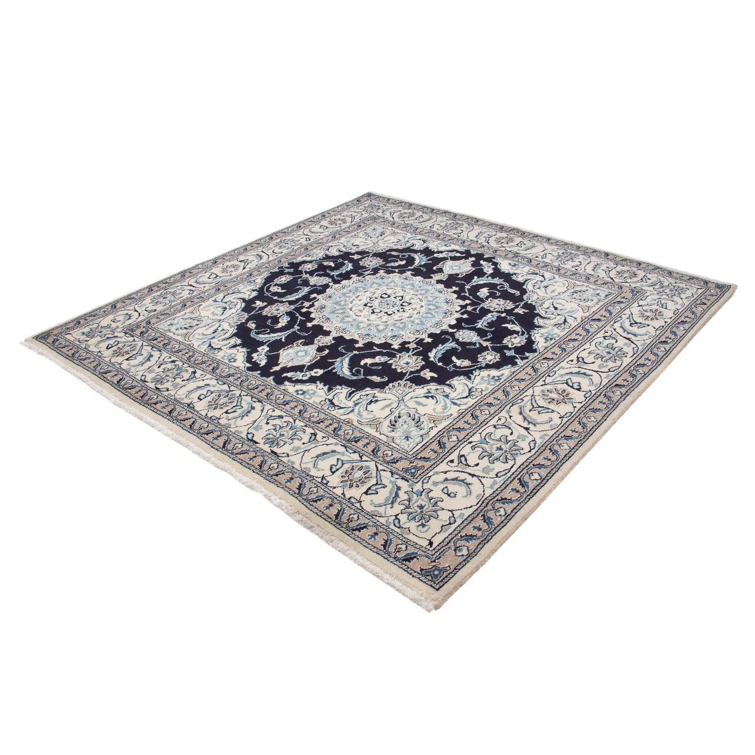 Perserteppich - Nain 196 x 194 cm Quadratischer Teppich