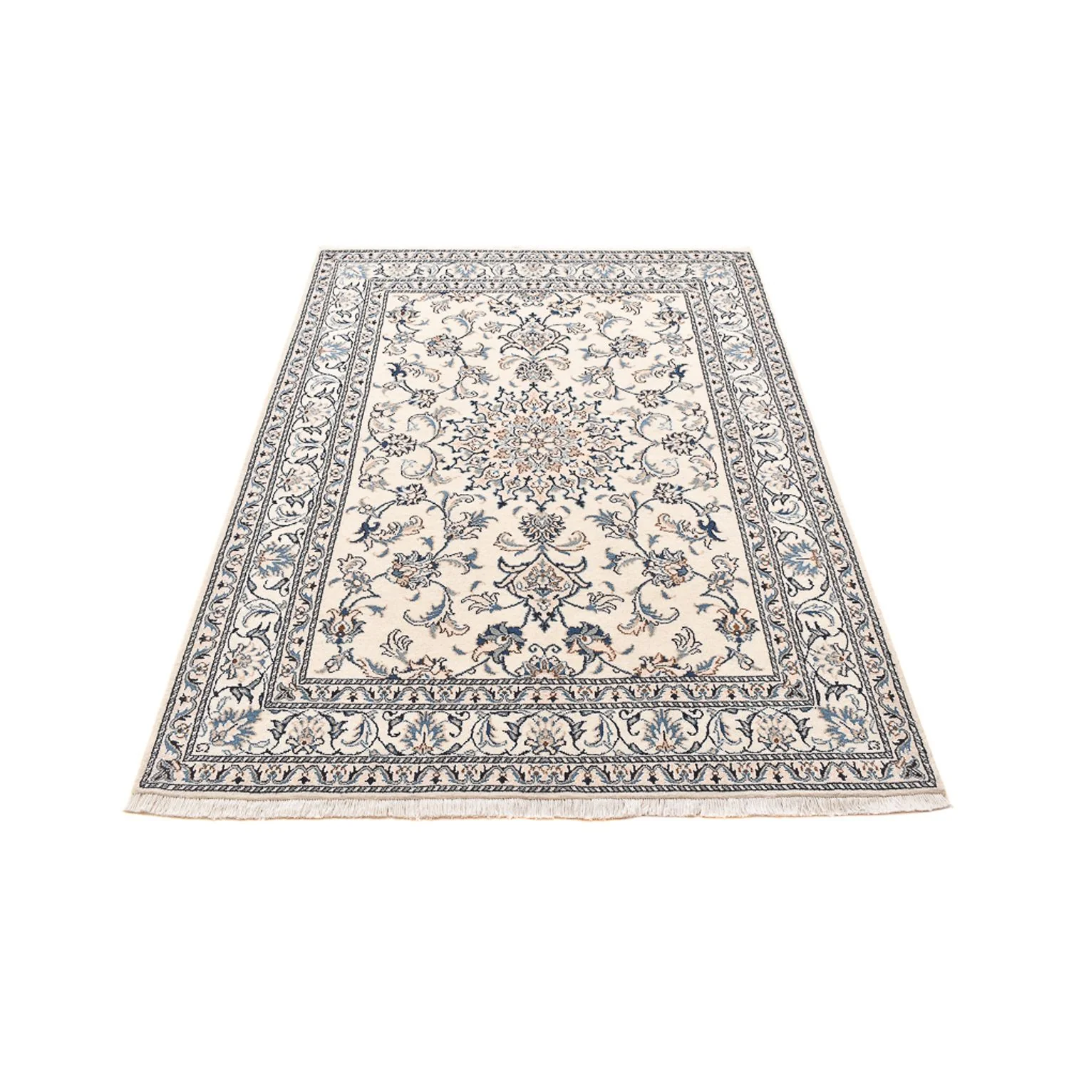 Perserteppich - Nain - 200 x 144 cm - hellbeige - Image 5