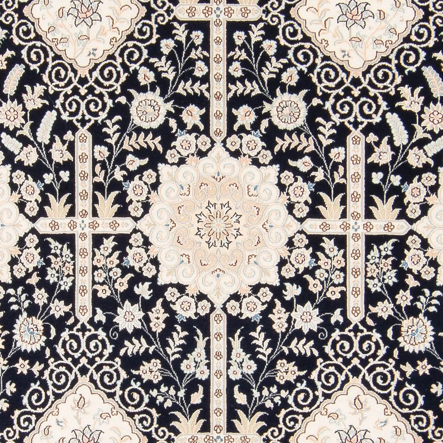 Perserteppich - Nain - 233 x 170 cm - dunkelblau - Image 2