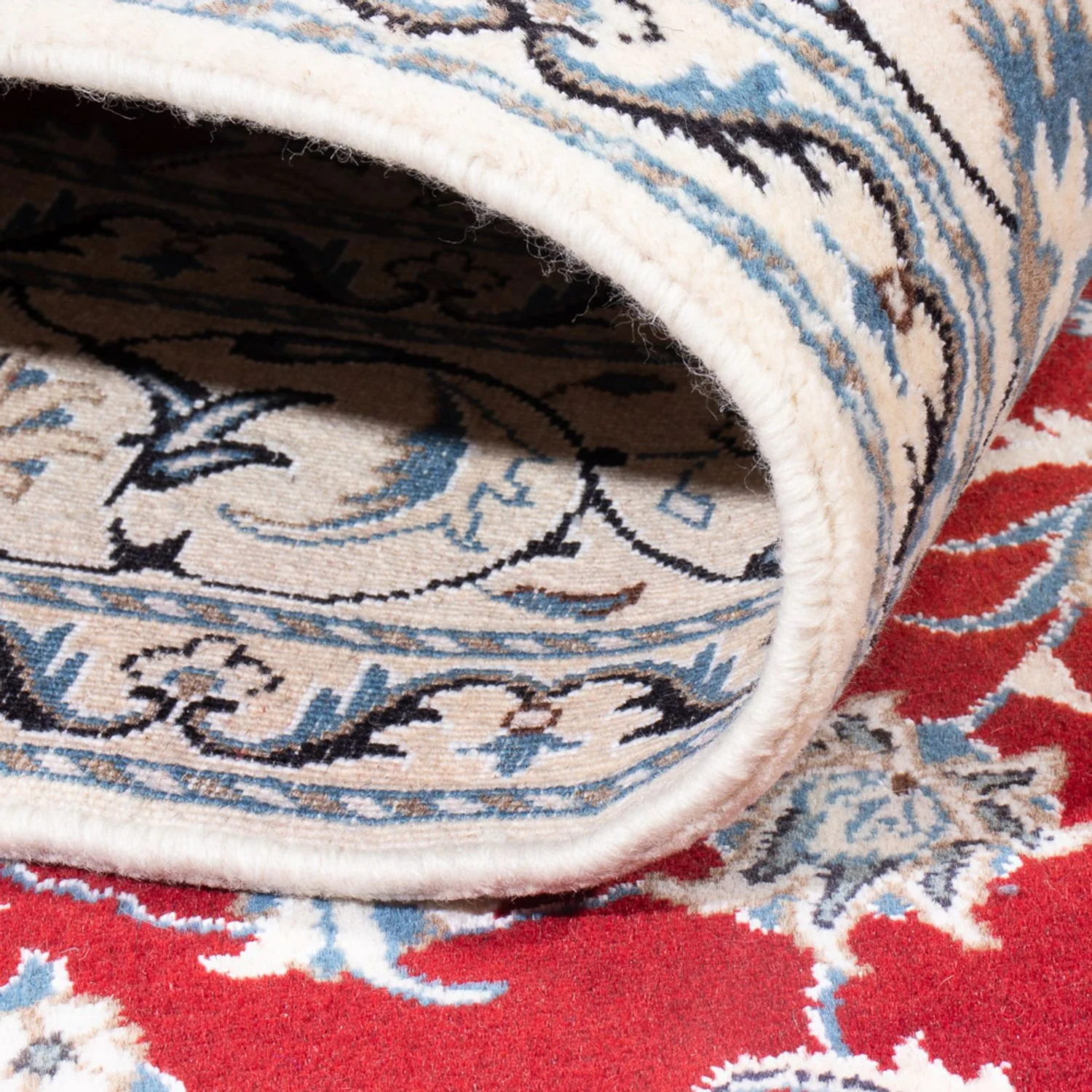 Perserteppich - Nain - 234 x 161 cm - rot - Image 4