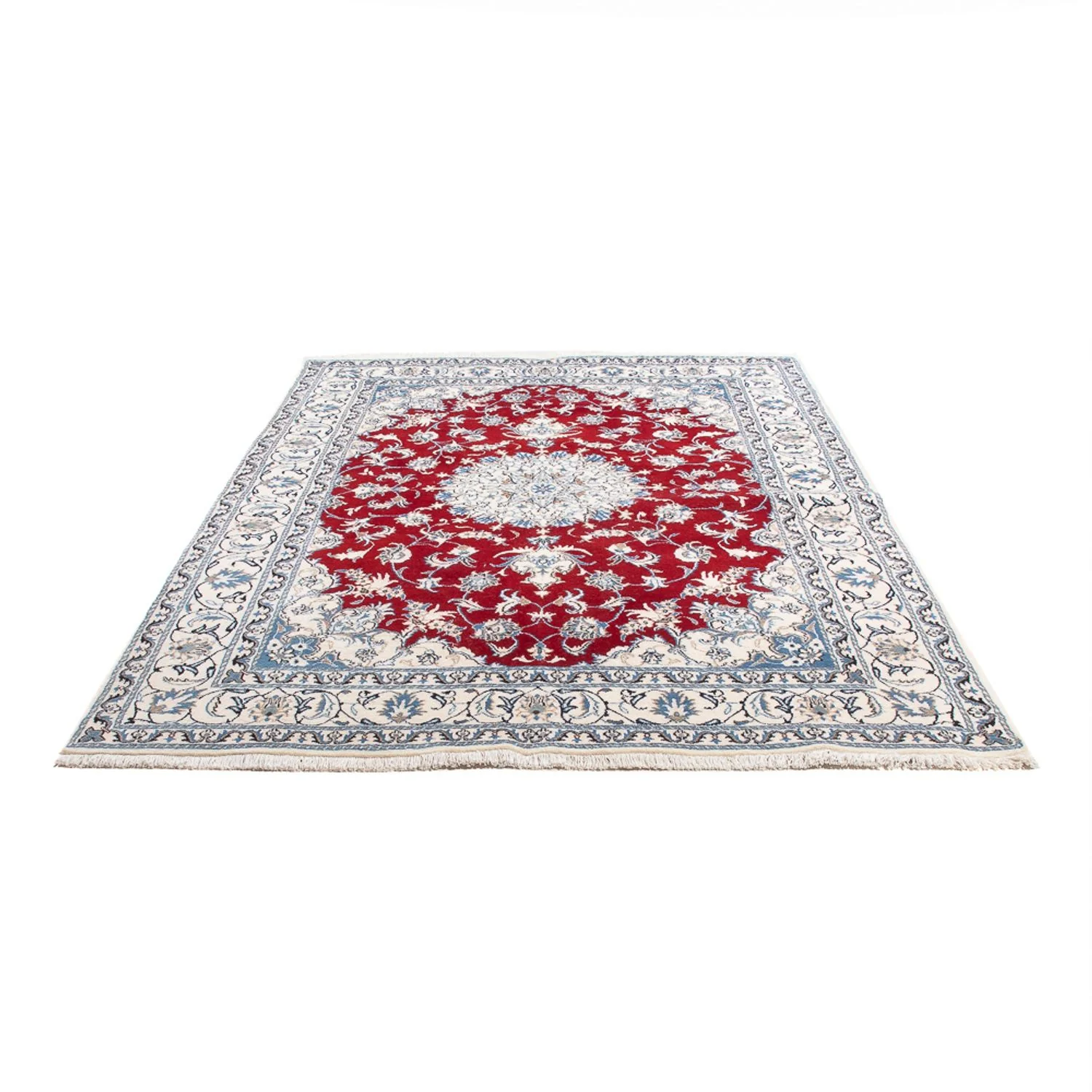 Perserteppich - Nain - 234 x 161 cm - rot - Image 5