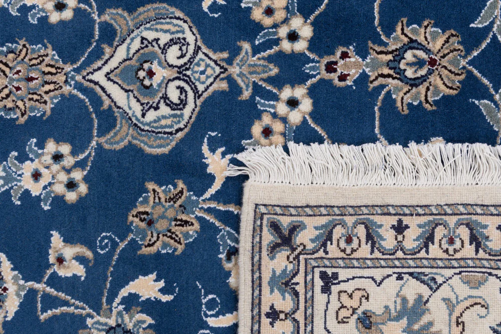 Perserteppich - Nain - 299 x 194 cm - blau - Image 7