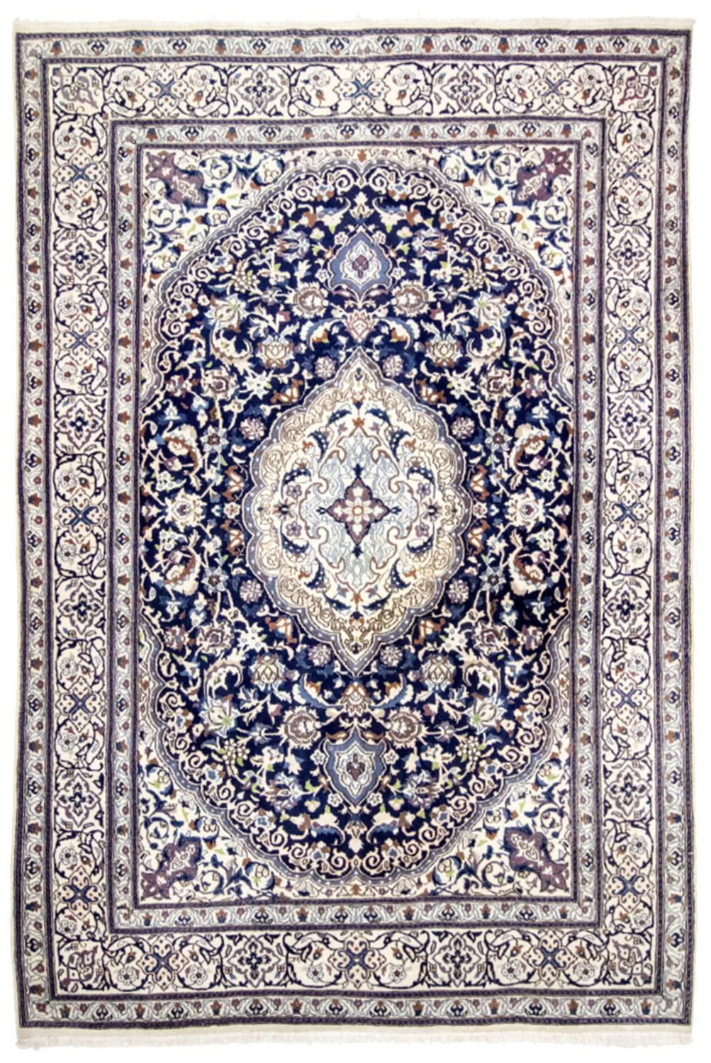 Perserteppich - Nain - Royal 291 x 199 cm Wohnzimmer Teppich