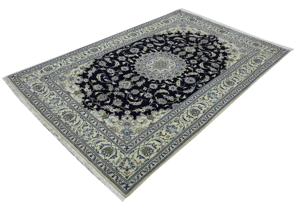 Perserteppich - Nain - Royal - 309 x 201 cm - dunkelblau - Image 3