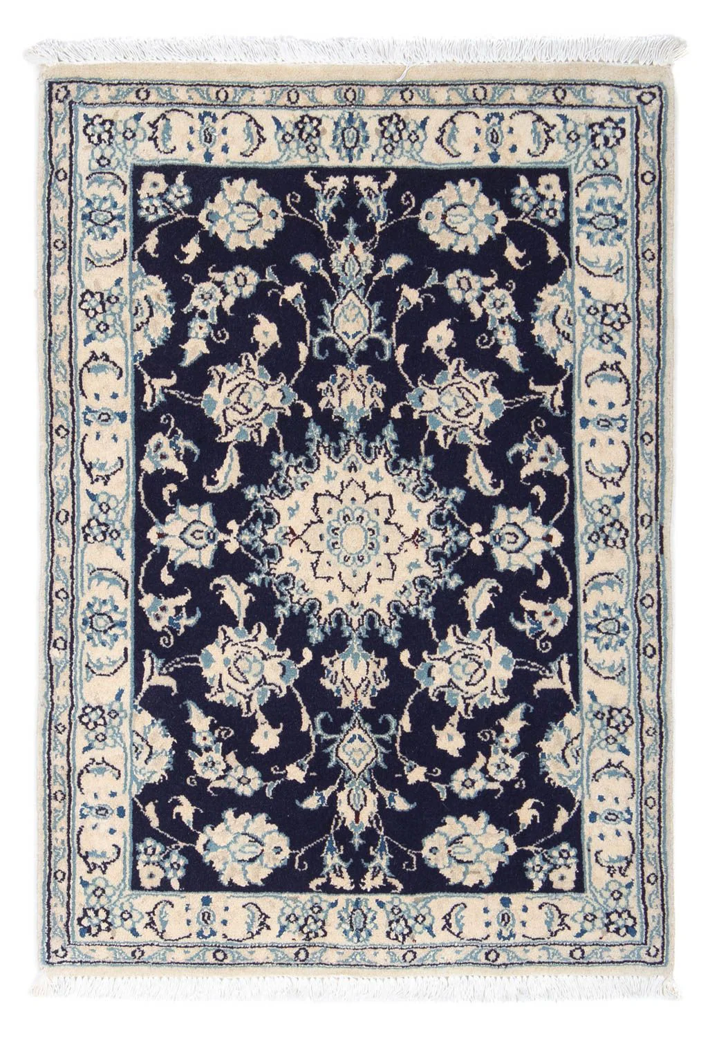 Perserteppich - Nain - Royal 84 x 57 cm - dunkelblau