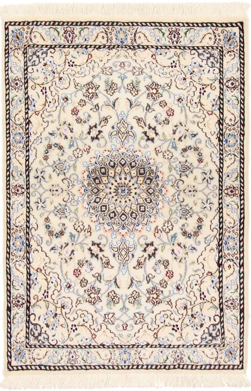 Perserteppich - Nain - Royal - 90 x 60 cm - beige