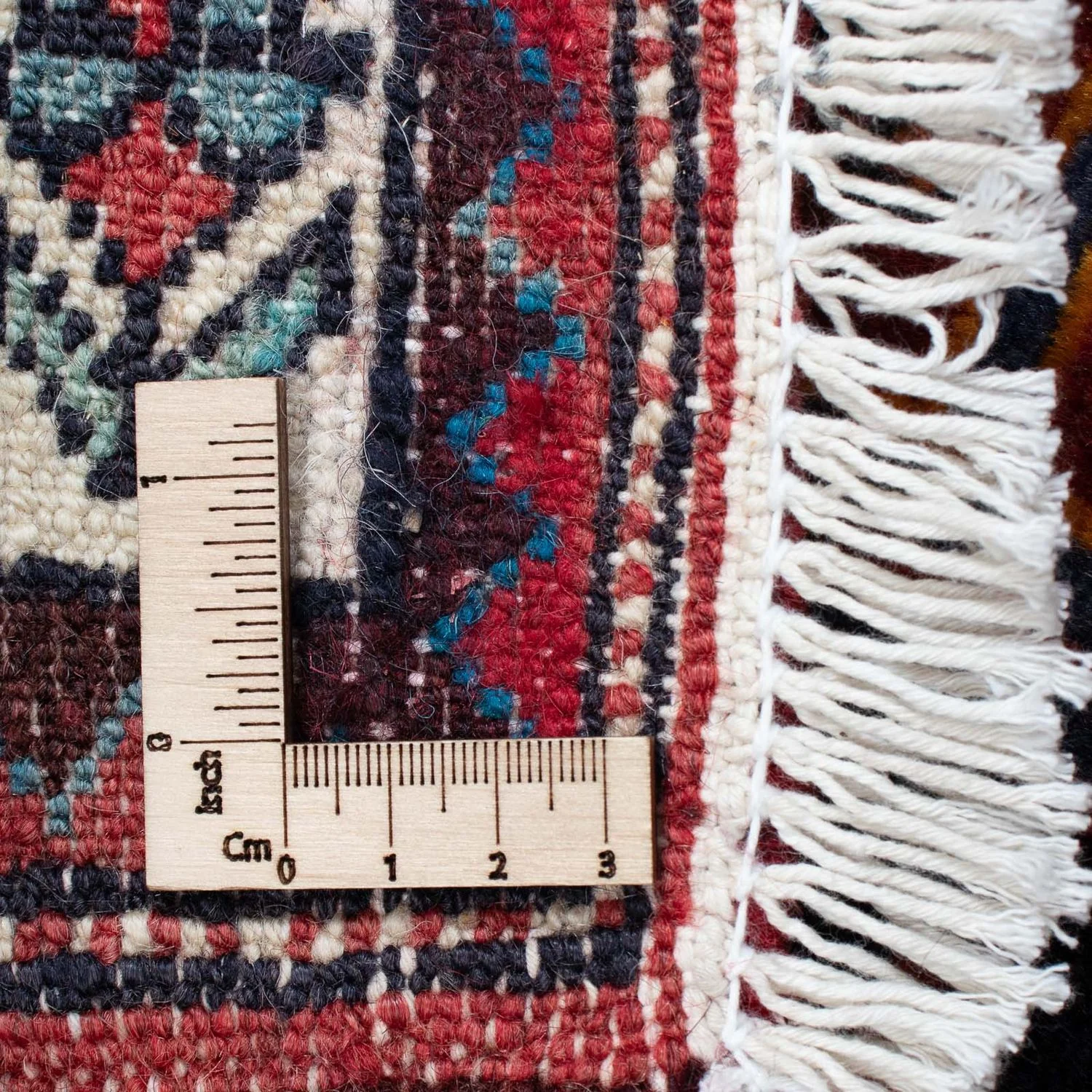 Perserteppich - Nomadic 118 x 81 cm - dunkelrot - Image 6