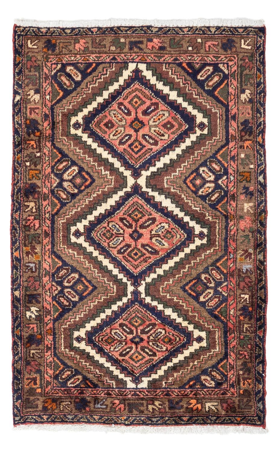 Perserteppich - Nomadic 120 x 73 cm - hellrot