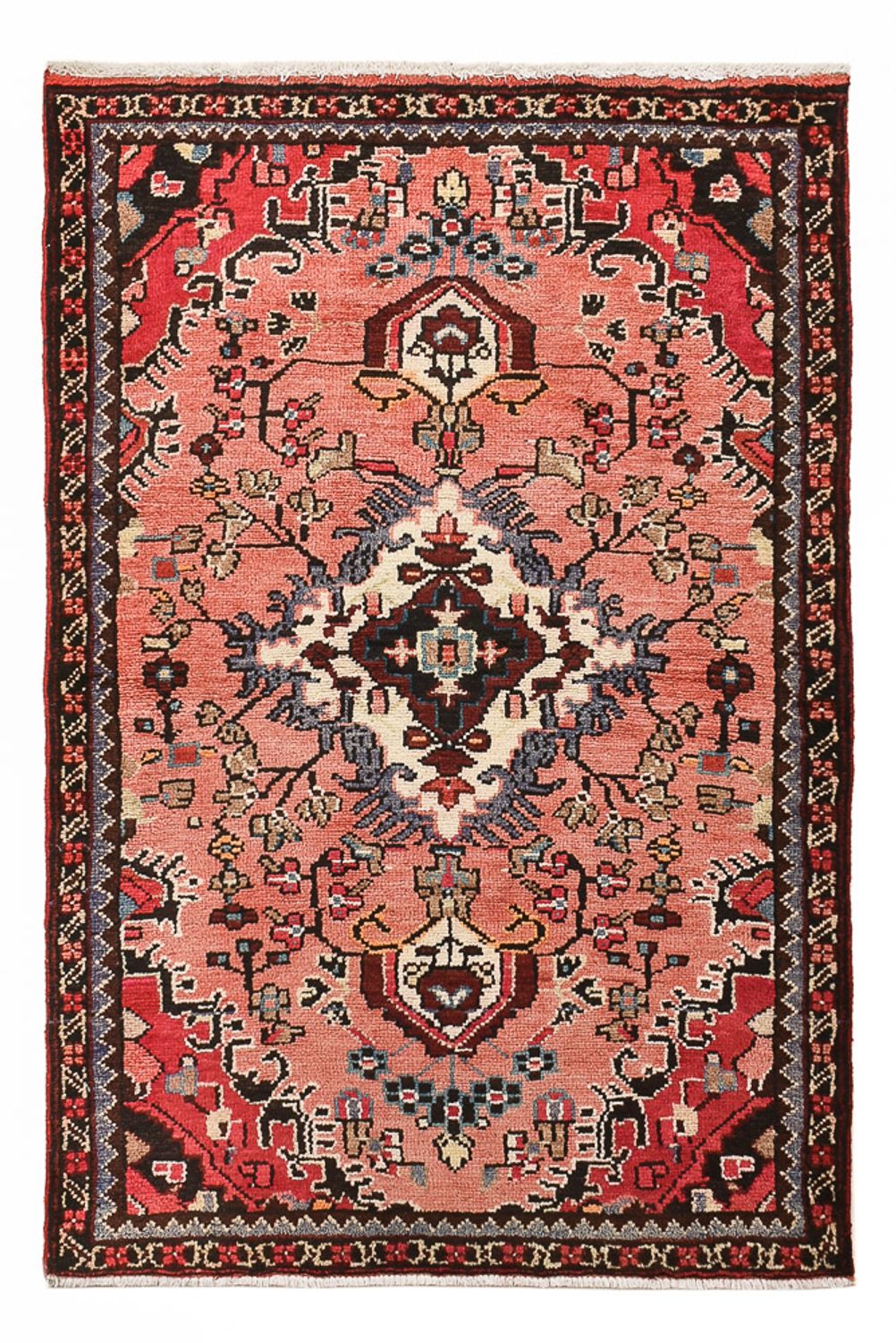Perserteppich - Nomadic - 123 x 80 cm - hellrot