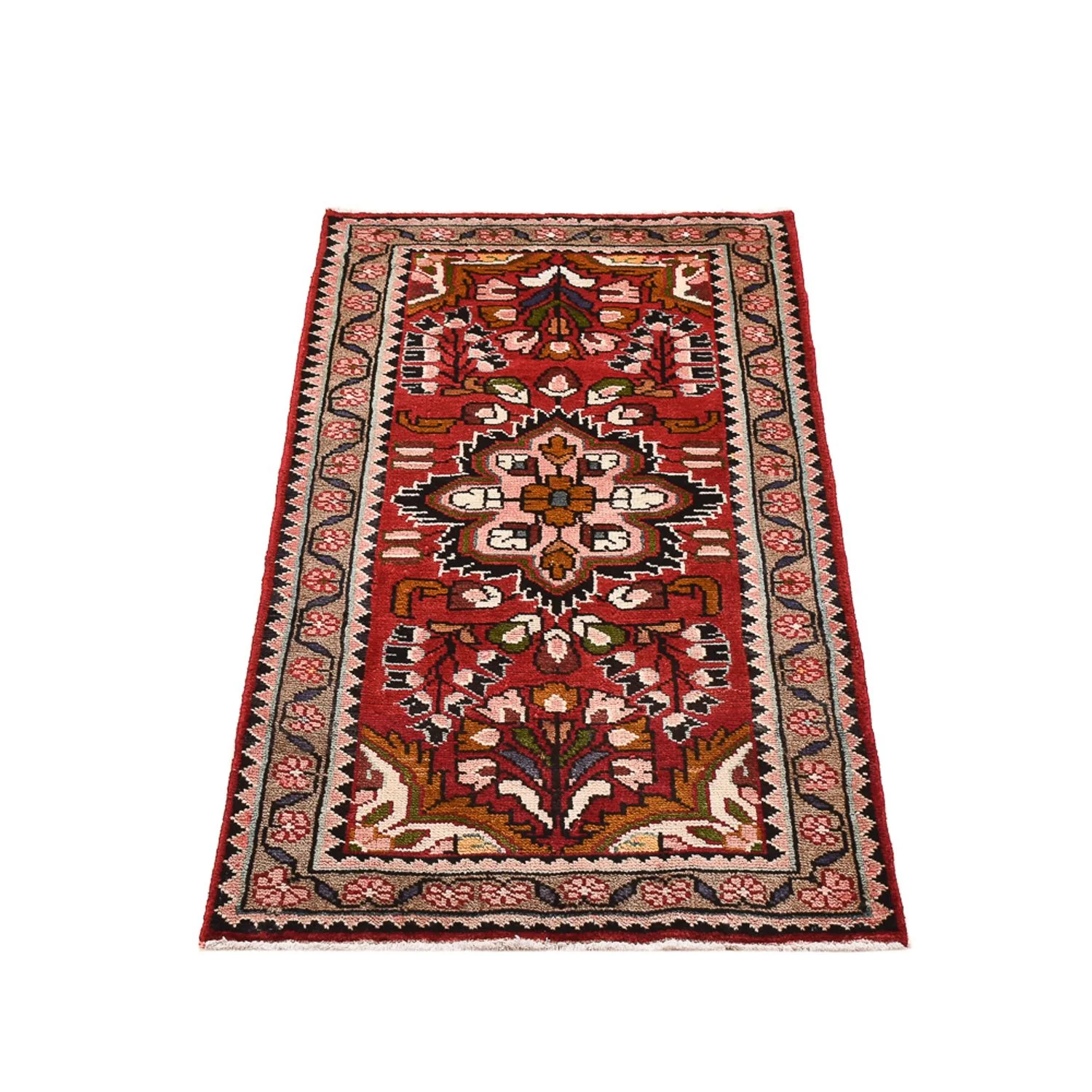Perserteppich - Nomadic - 128 x 60 cm - rot - Image 5
