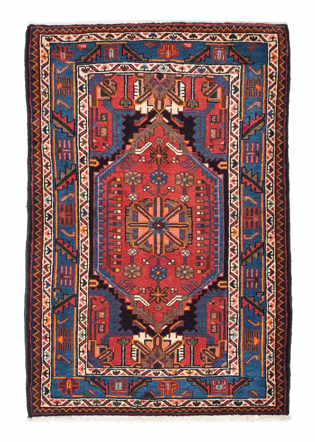 Perserteppich - Nomadic 129 x 84 cm - mehrfarbig