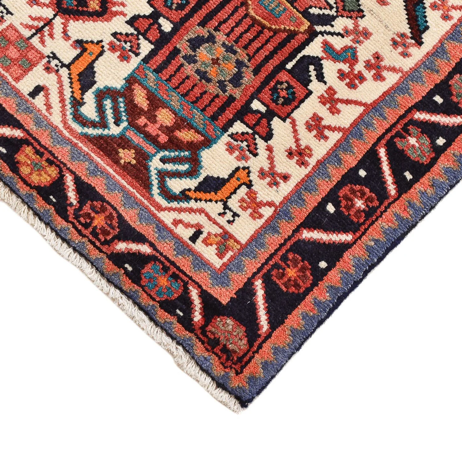 Perserteppich - Nomadic - 130 x 86 cm - hellrot - Image 2