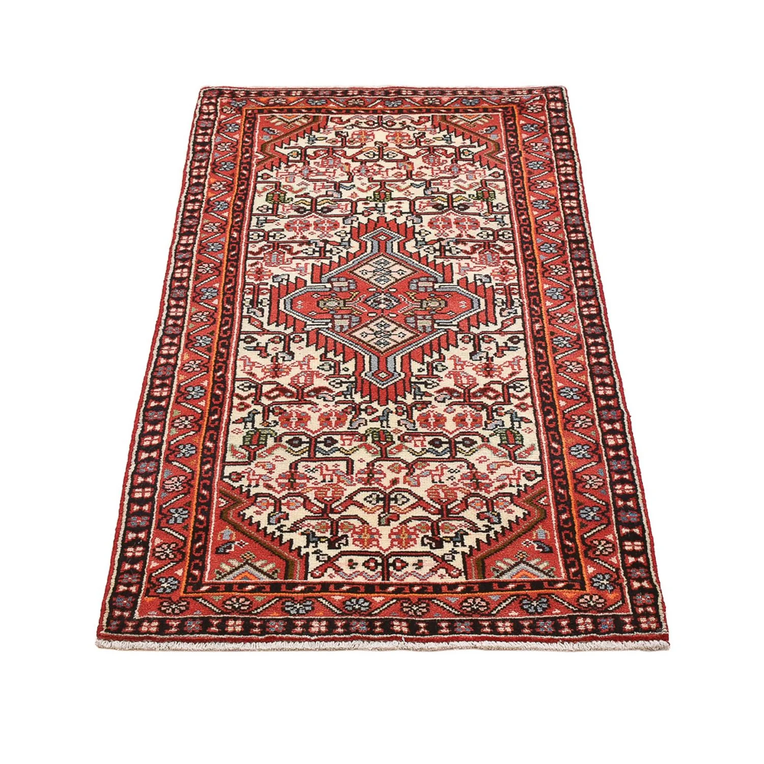 Perserteppich - Nomadic - 132 x 68 cm - hellrot - Image 5