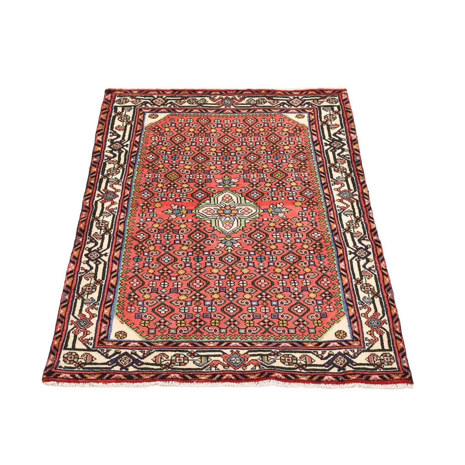 Perserteppich - Nomadic - 132 x 91 cm - rot - Image 5