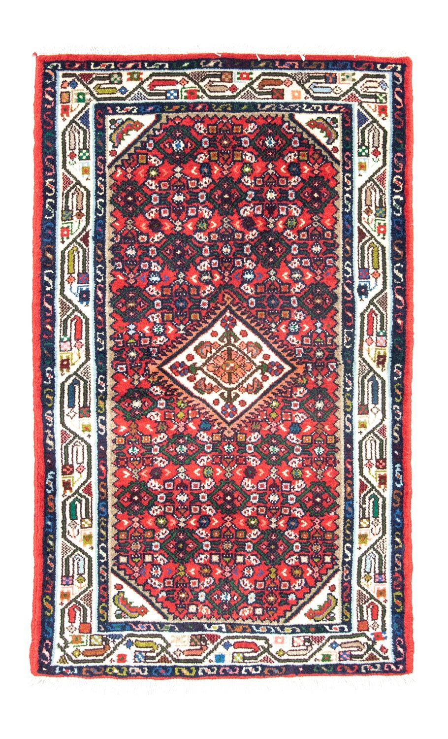 Perserteppich - Nomadic 135 x 85 cm - rot