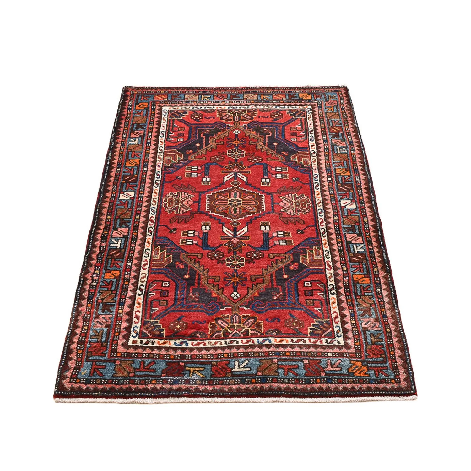 Perserteppich - Nomadic - 143 x 87 cm - rot - Image 5