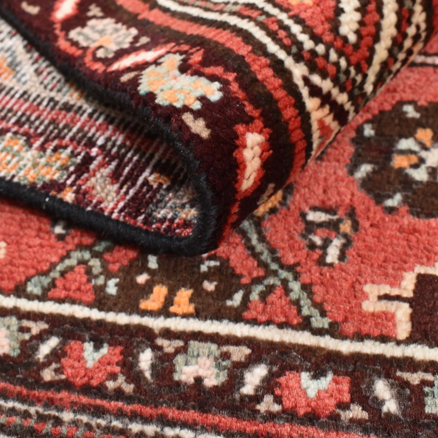 Perserteppich - Nomadic - 154 x 100 cm - rot - Image 4